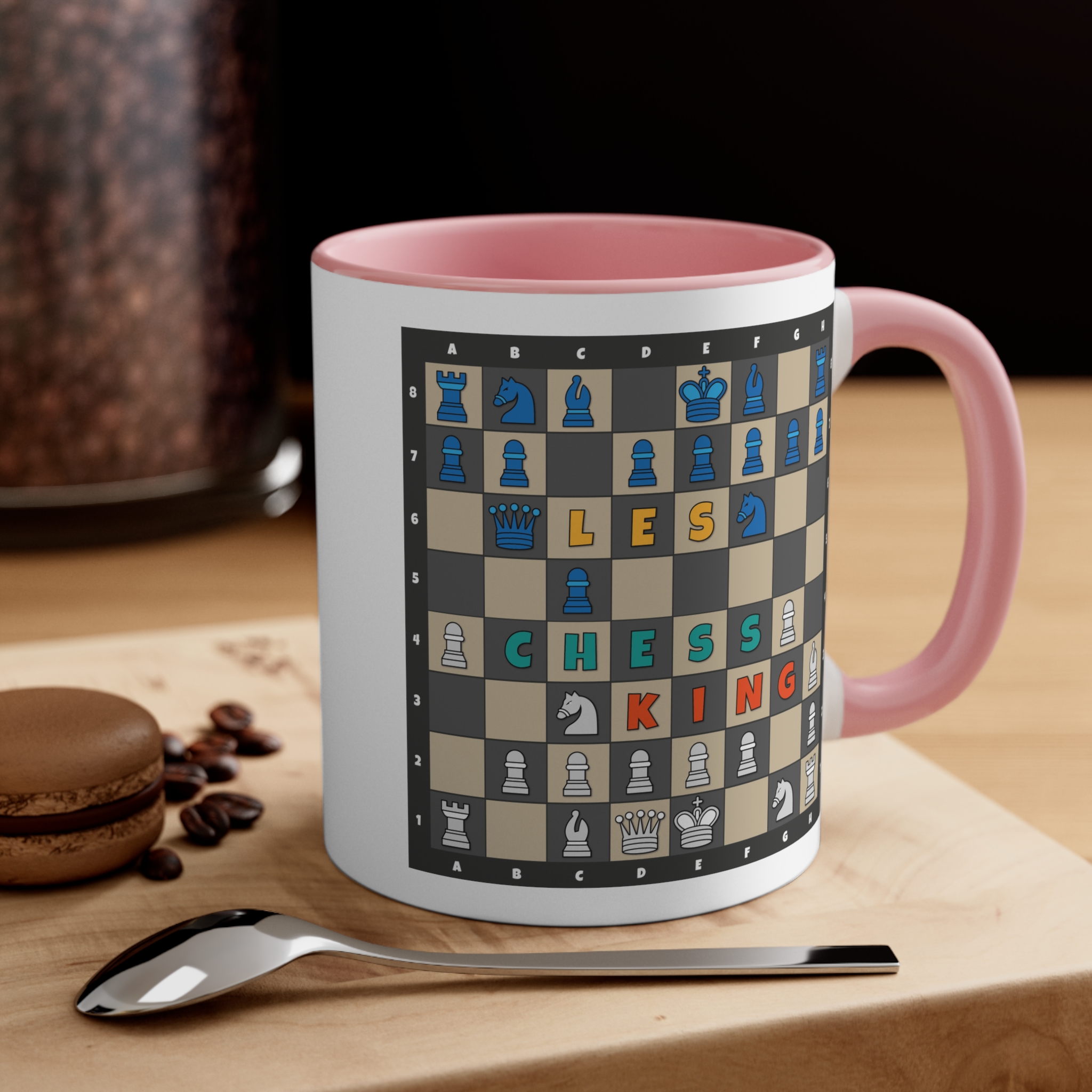 Chess Mug Pink